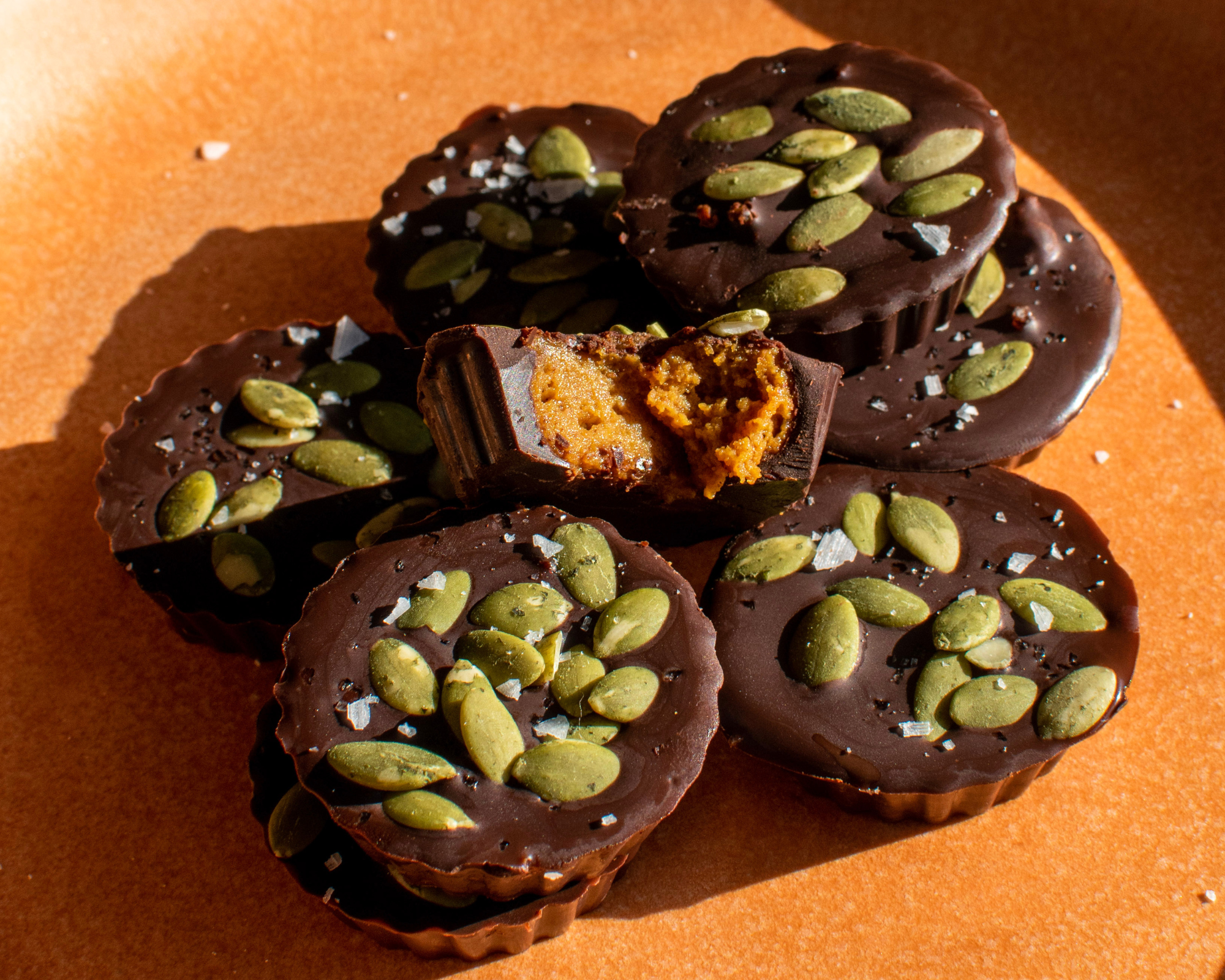 Chocolate Pumpkin Cups