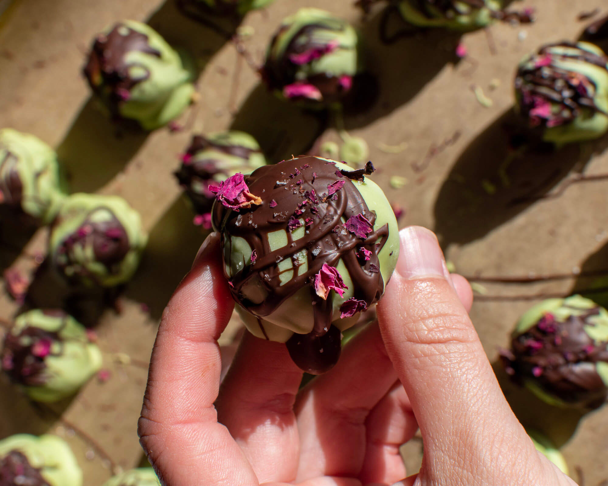 Matcha & Chocolate Truffles – Go Raw