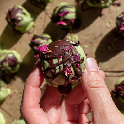 Matcha Chocolate Truffles