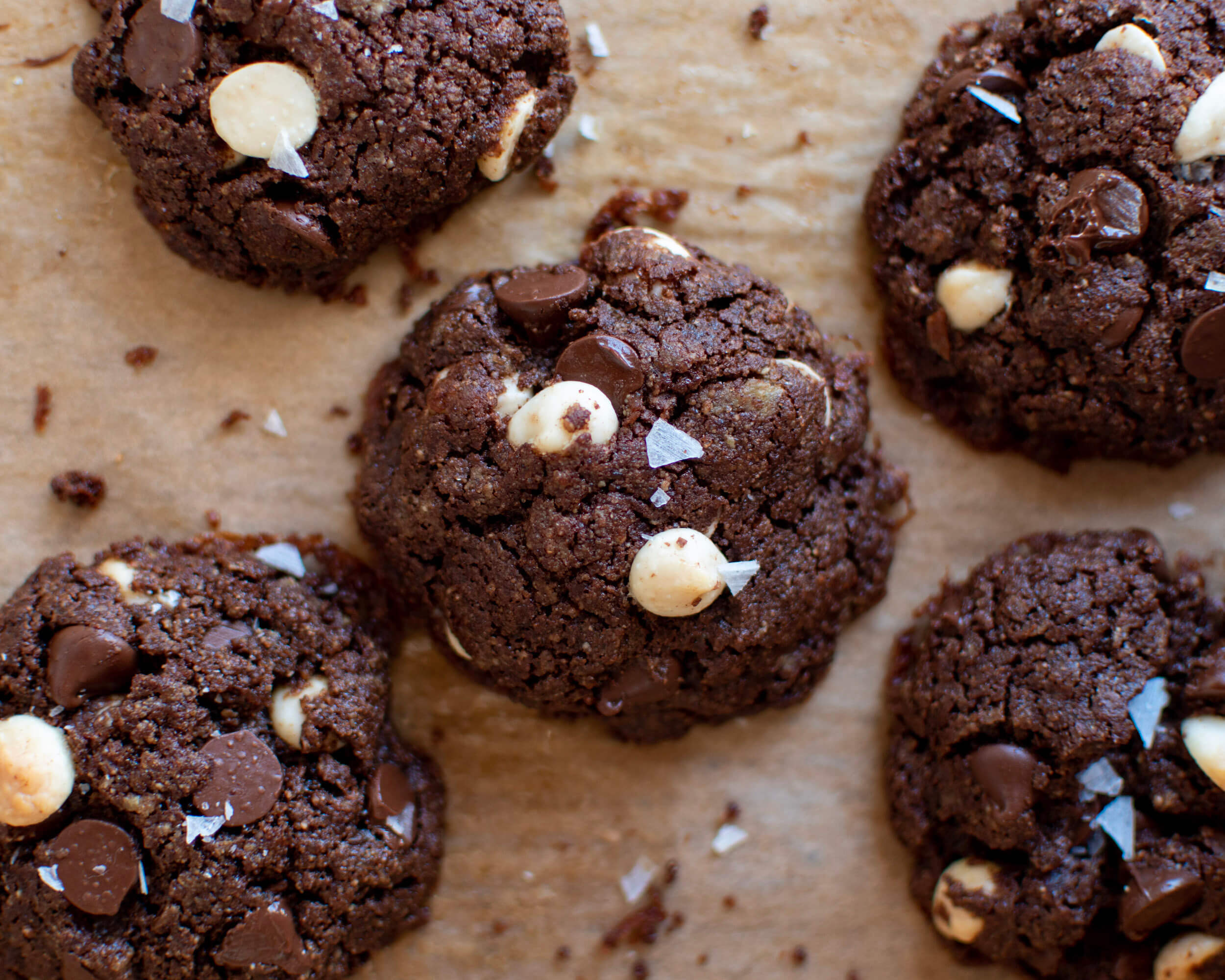 Chocolate Pumpkin Seed Butter Cookies