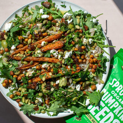 roasted carrot salad