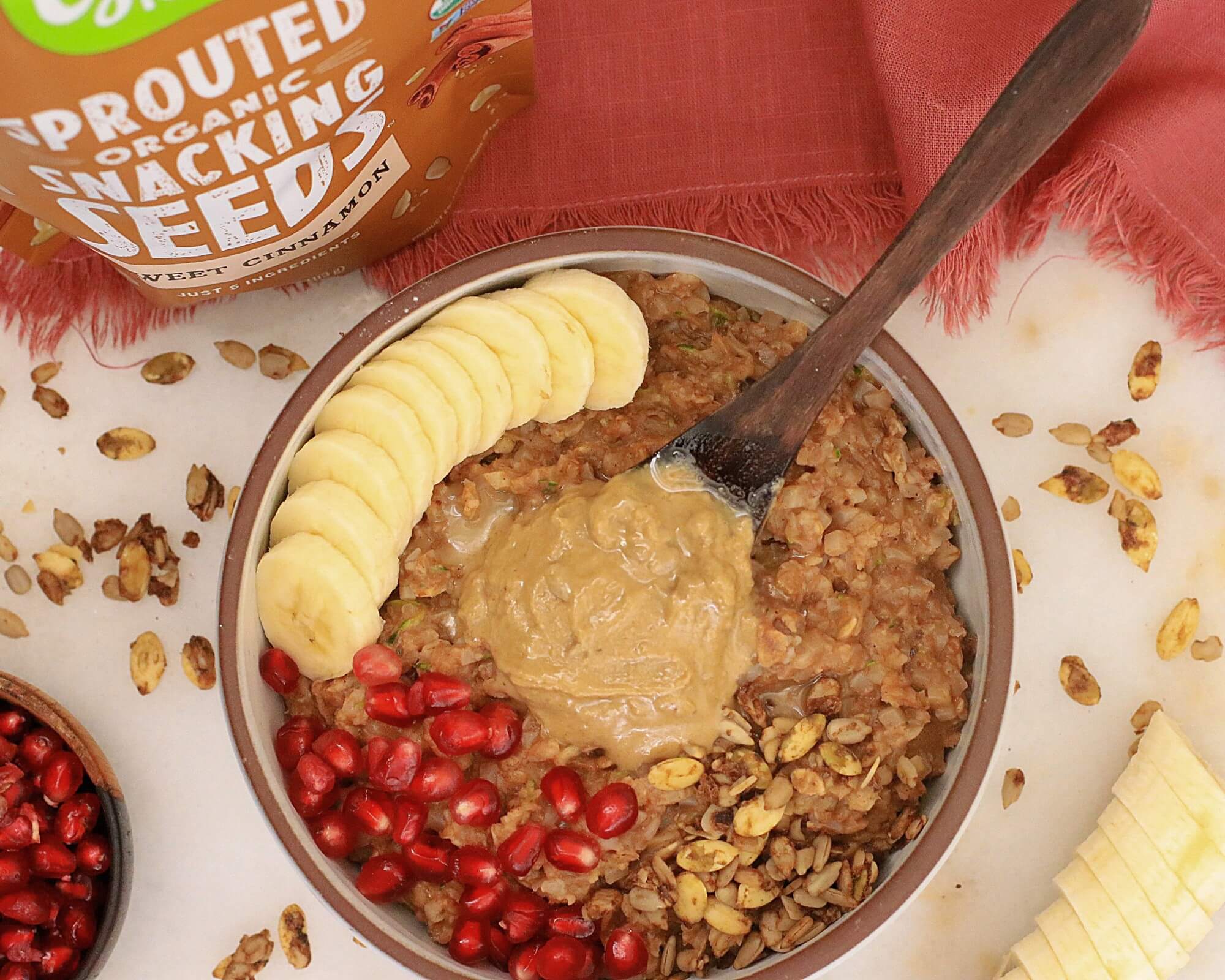 Chocolate Oats with Go Raw Cinnamon Seeds