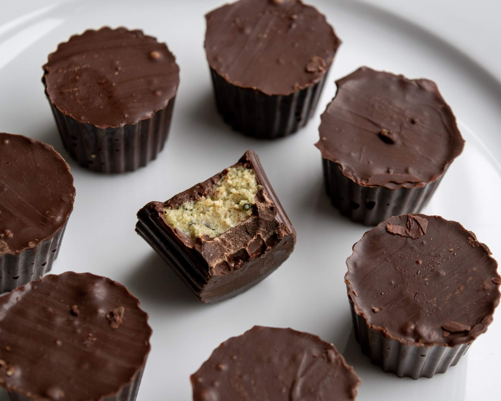 Chocolate Pumpkin Seed Butter Cups