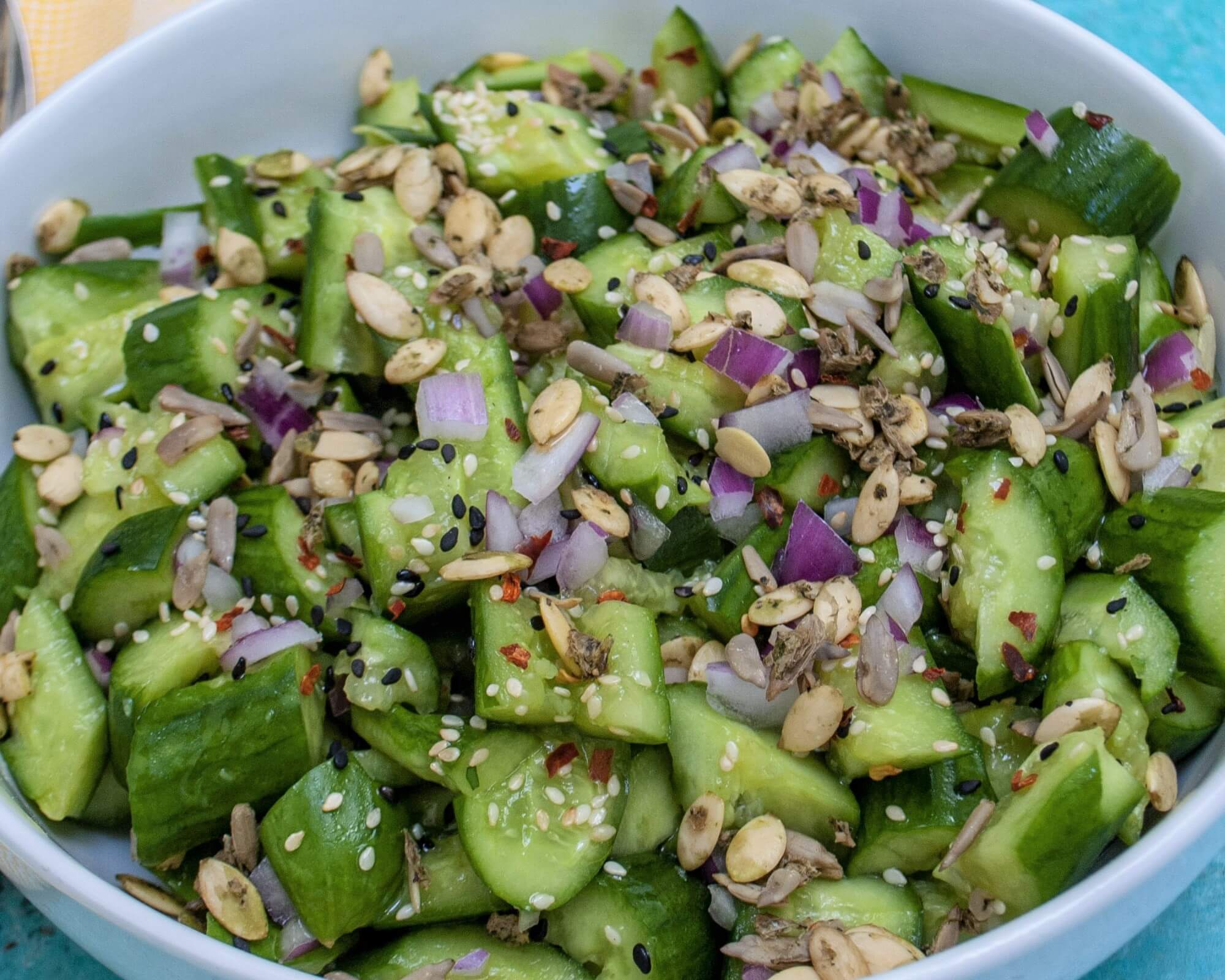 Smashed Cucumber Salad