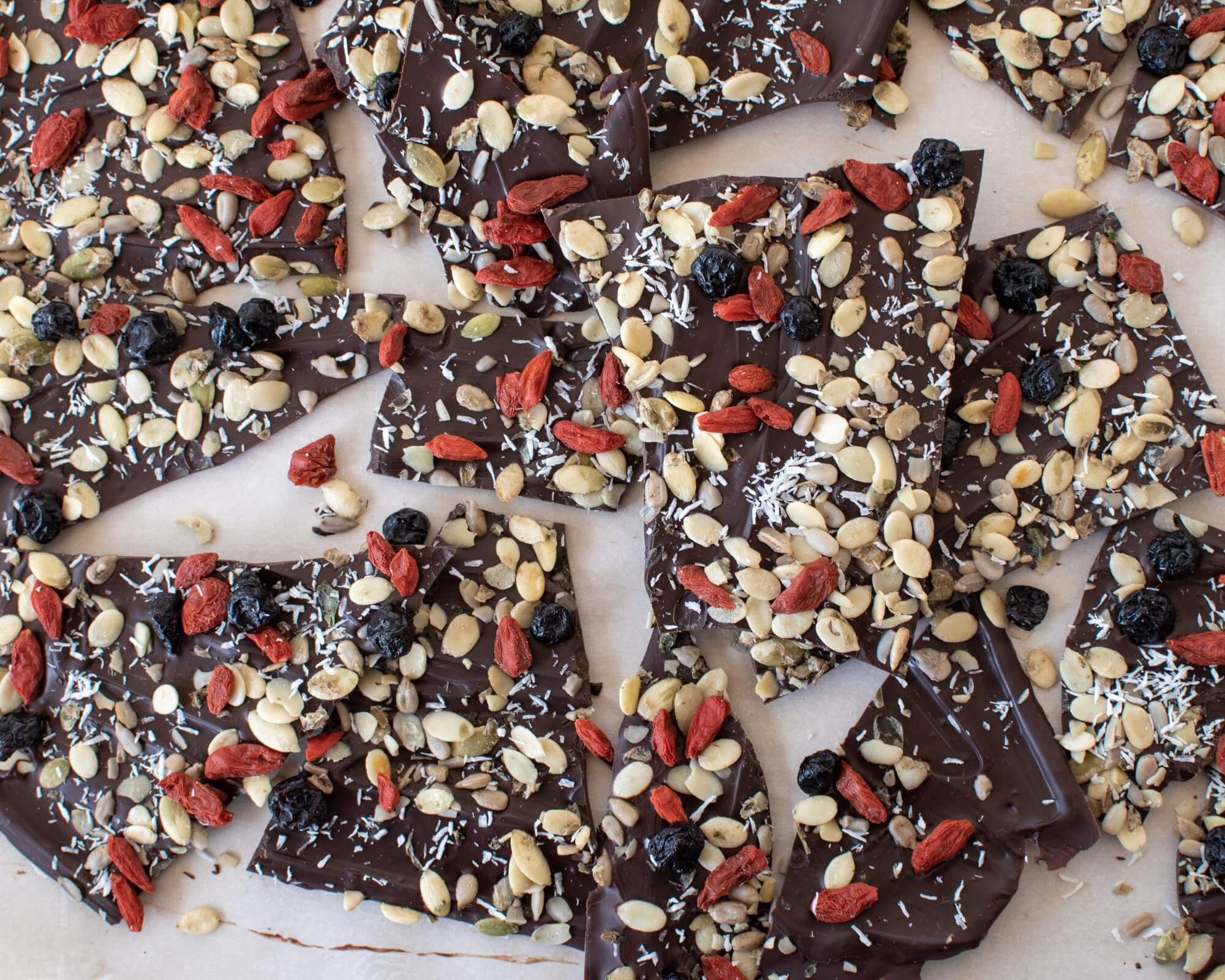 Superfruit & Mixed Seeds Chocolate Bark