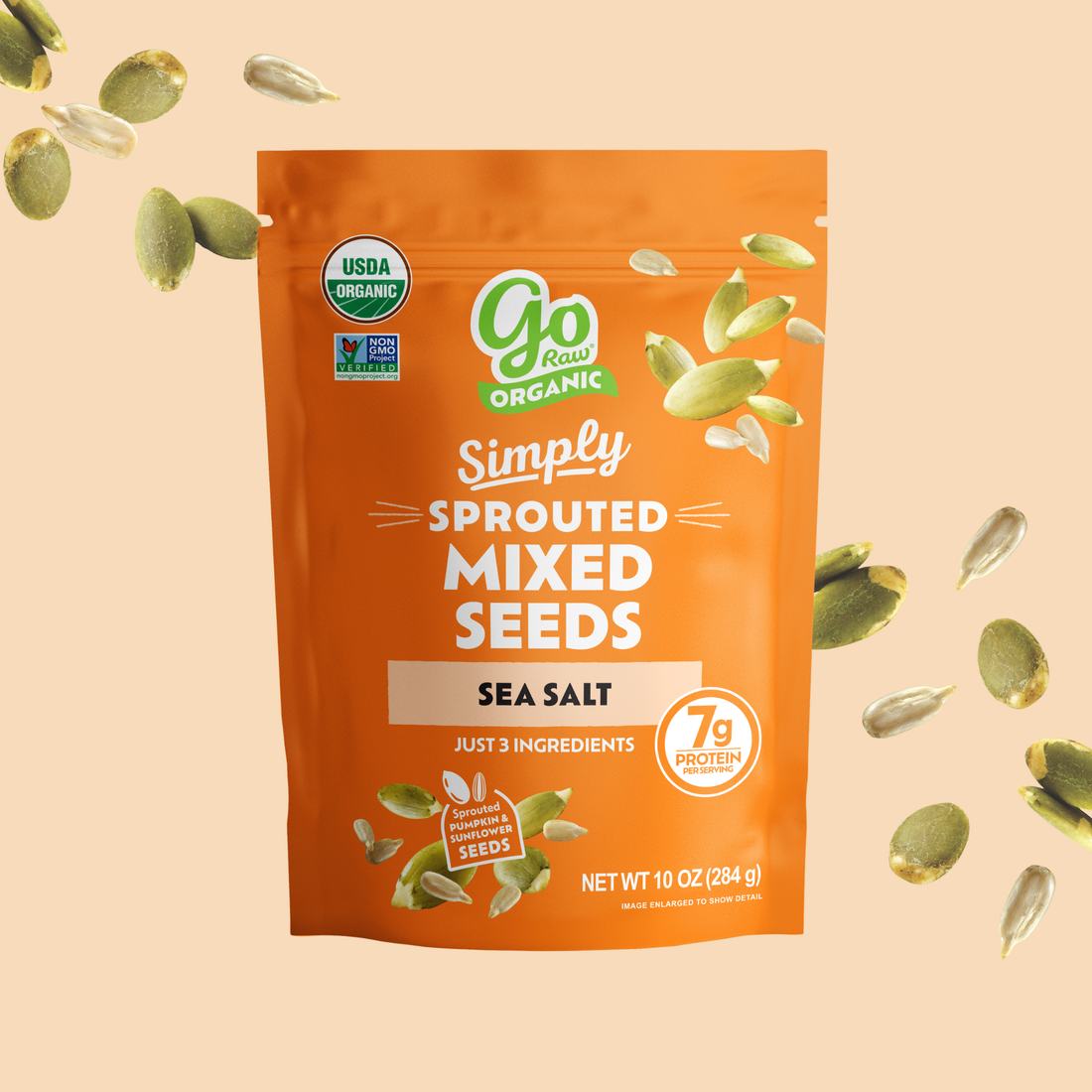 Sprouted Mixed Sea Salt Seeds