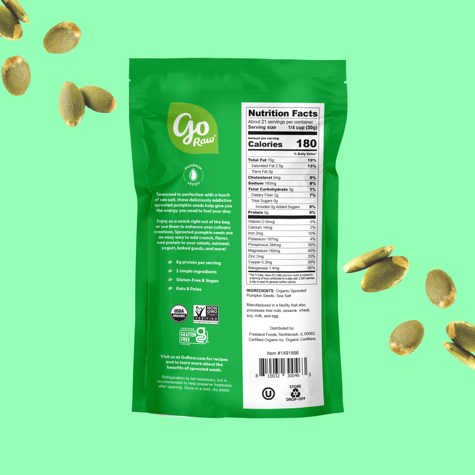 Sprouted Pumpkin Seeds