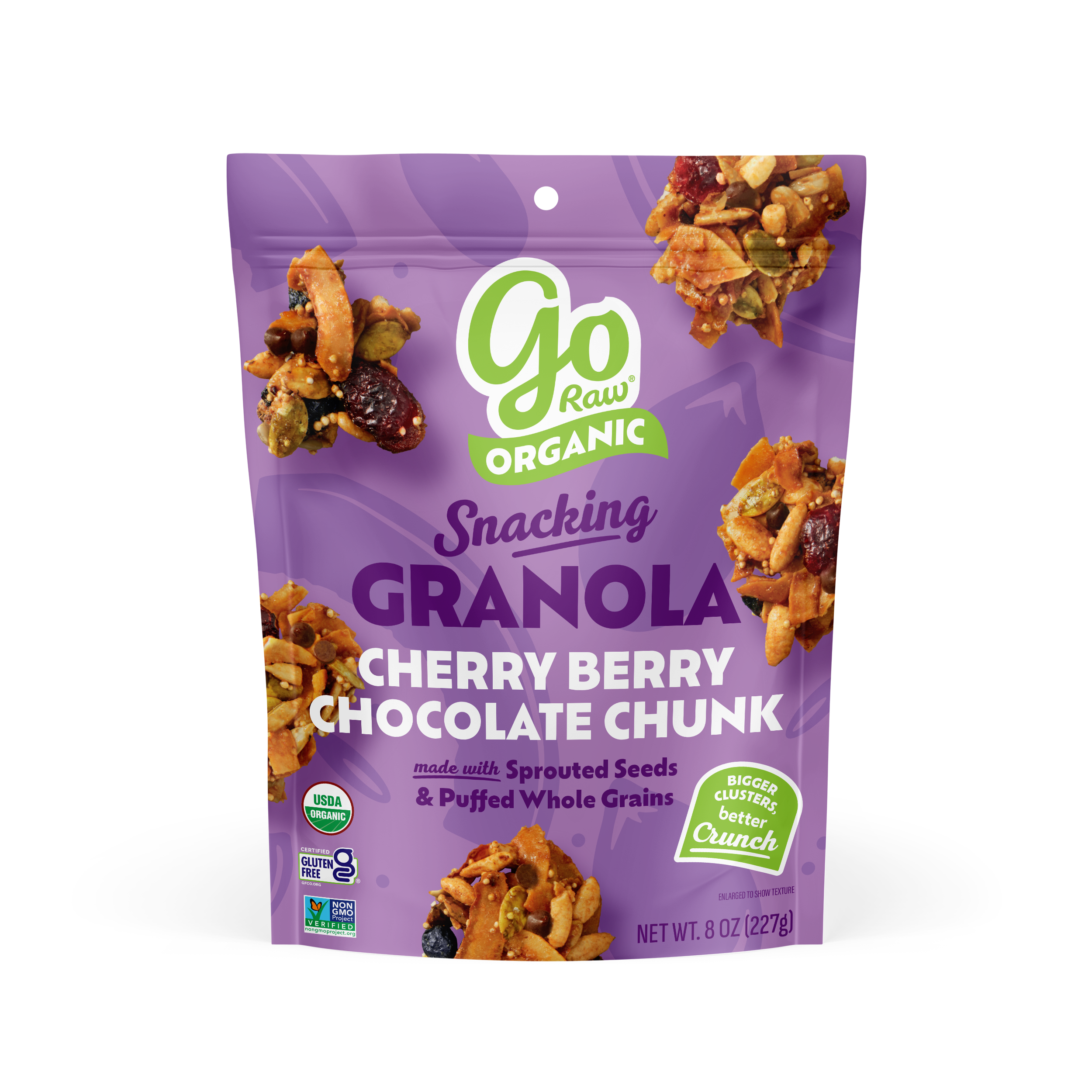 Cherry Berry Chocolate Chunk Snacking Granola 8oz