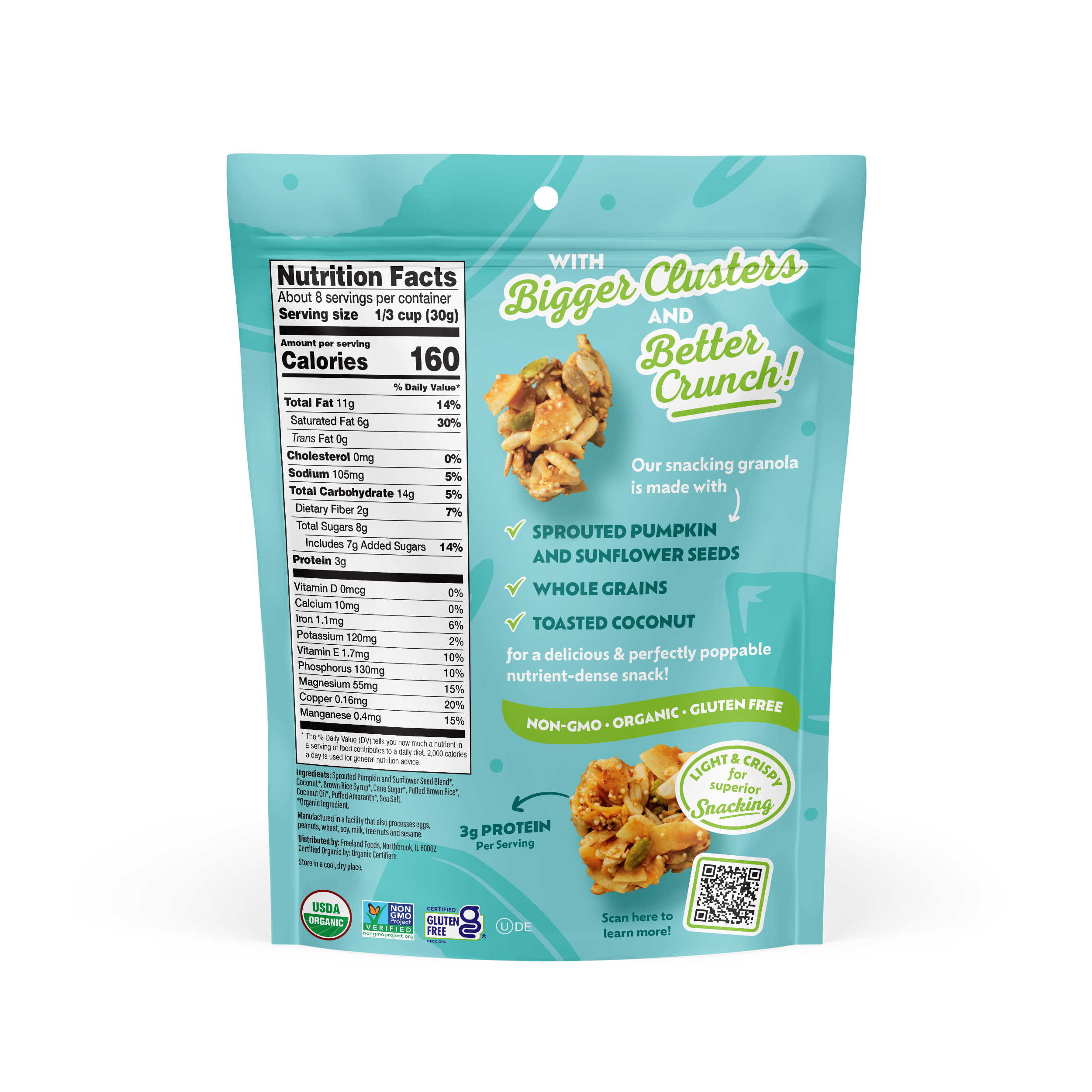 Sweet & Salty Snacking Granola 8oz