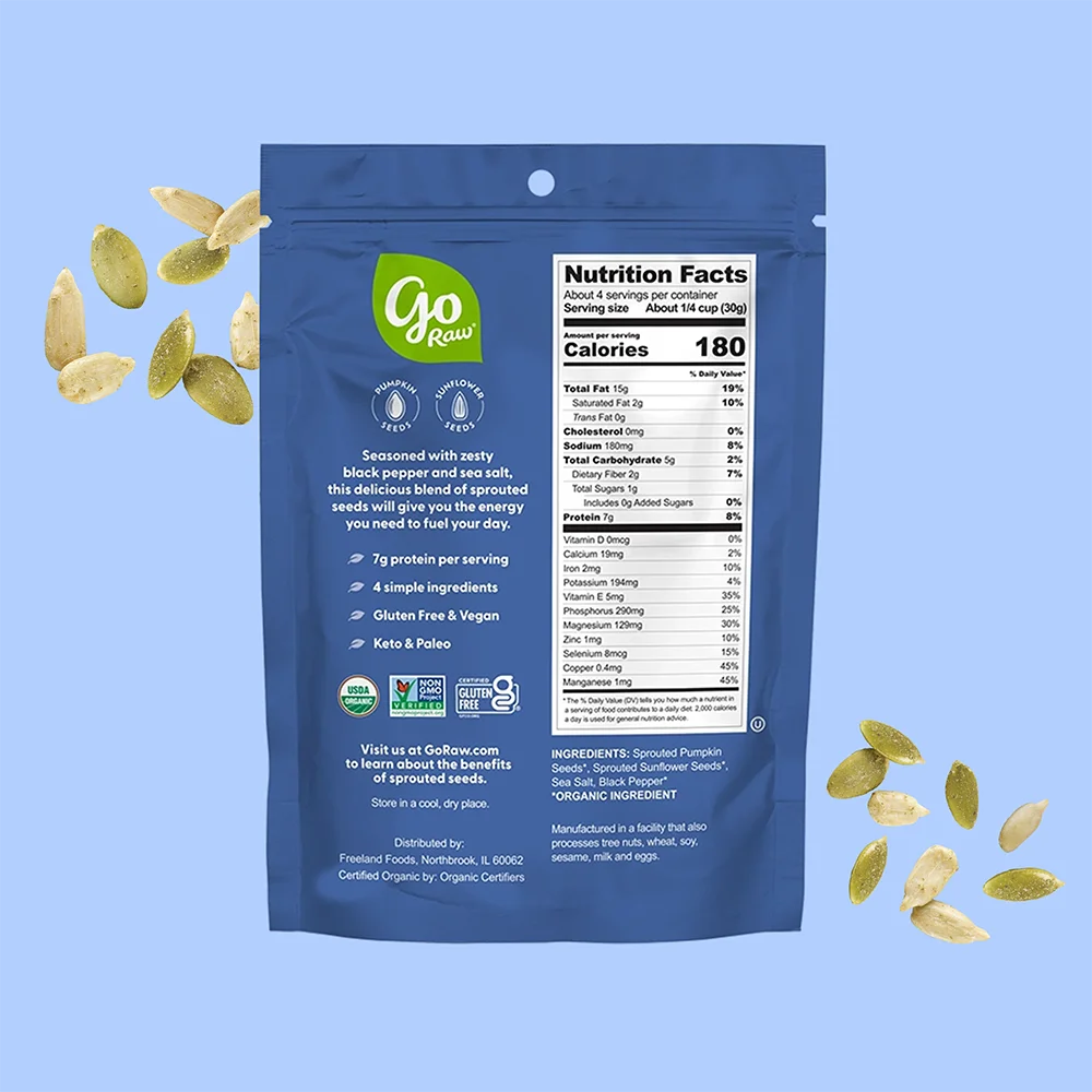 Sea Salt & Pepper Snacking Seeds