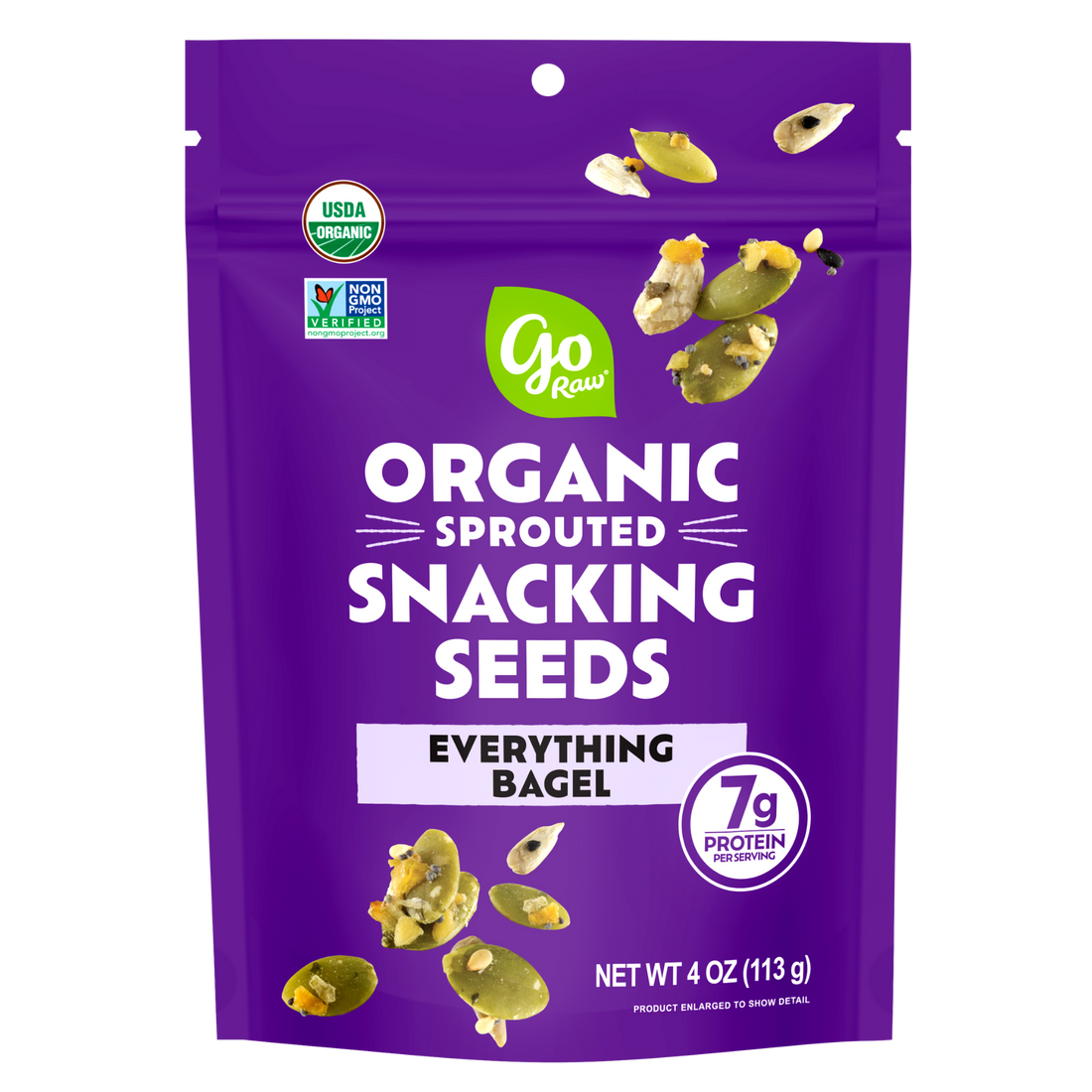 Everything Bagel Snacking Seeds - 6 Bags, 4oz Each
