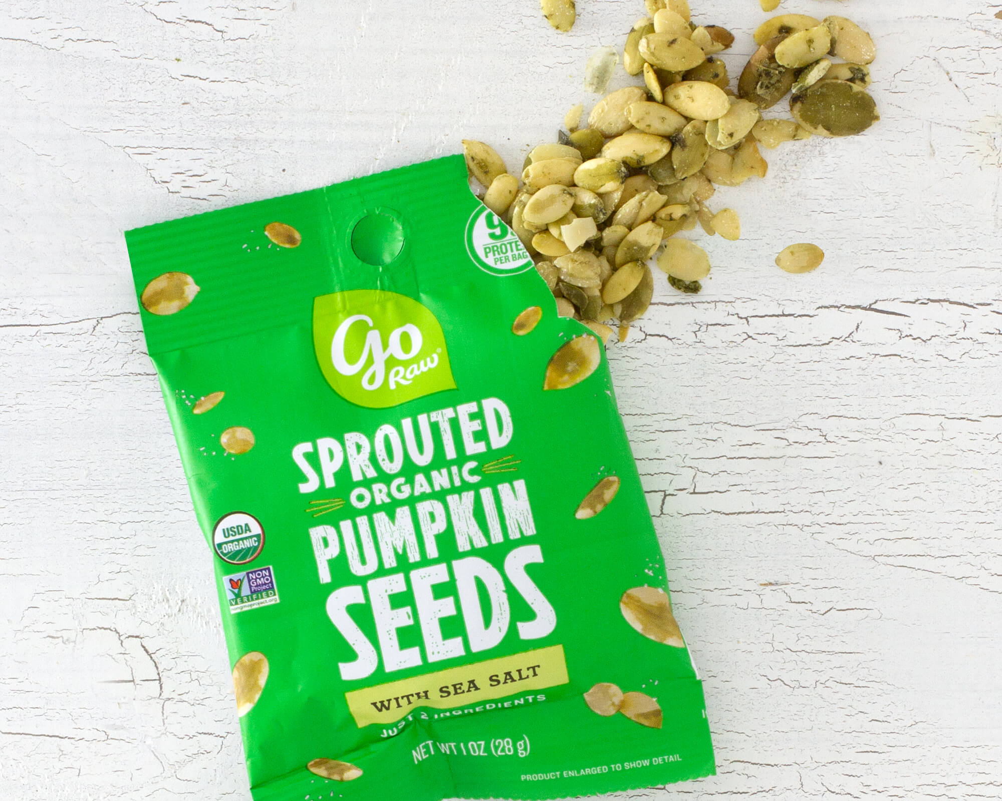 Go Raw Sprouted Pumpkin Seeds Single Serve