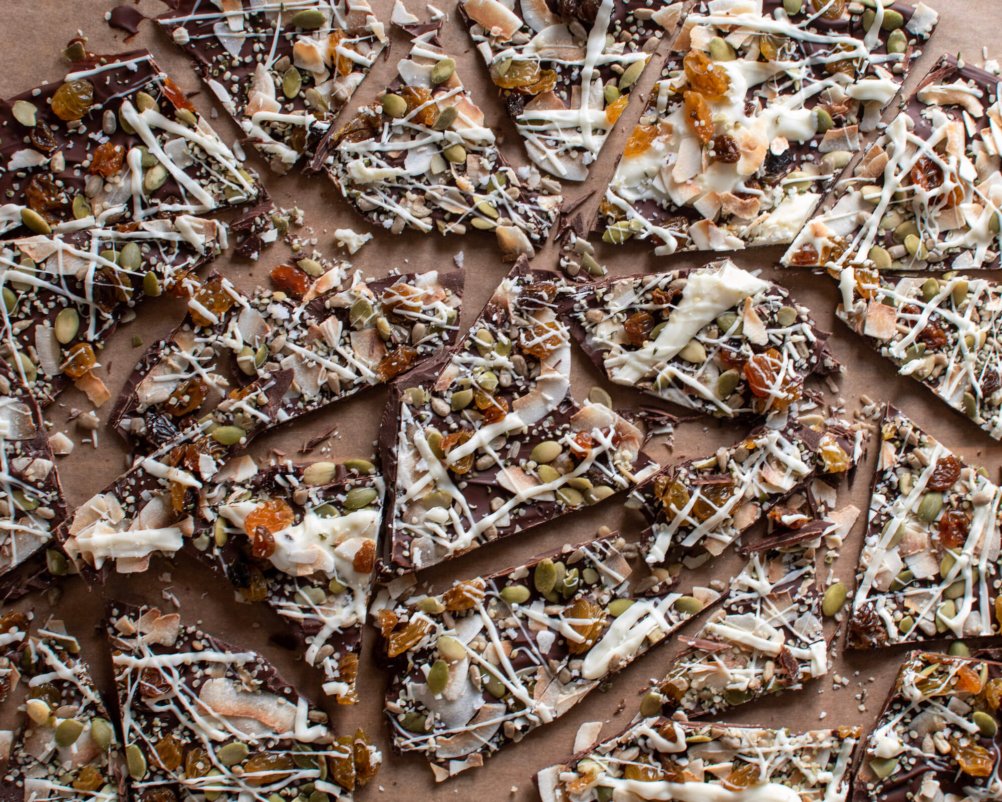 Chocolate Trail Mix Bark