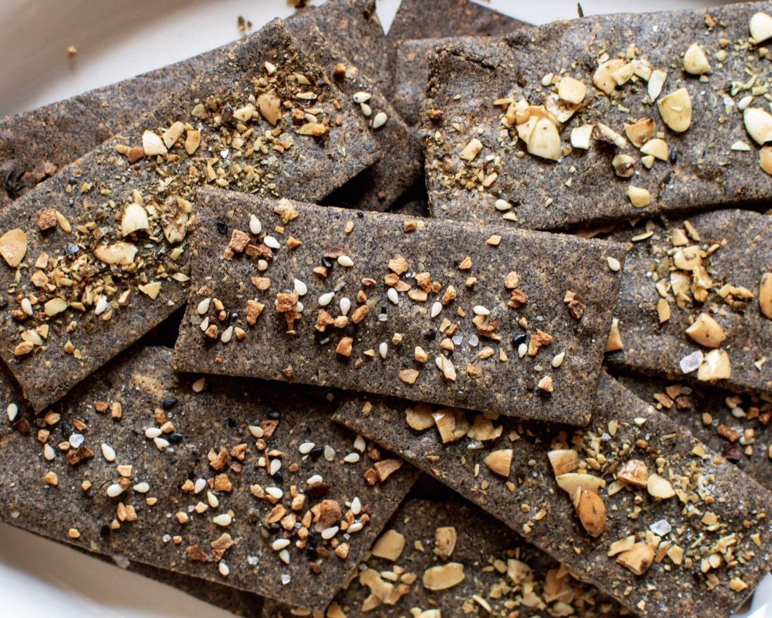 Buckwheat and Pumpkin Seed Flour Crackers Go Raw