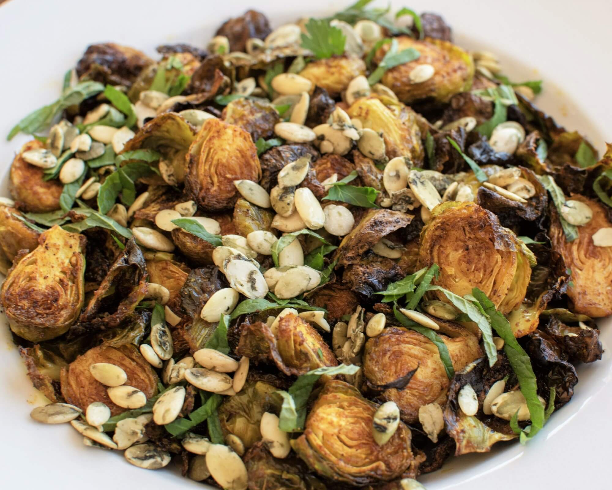 Moroccan Spiced Brussels Sprouts