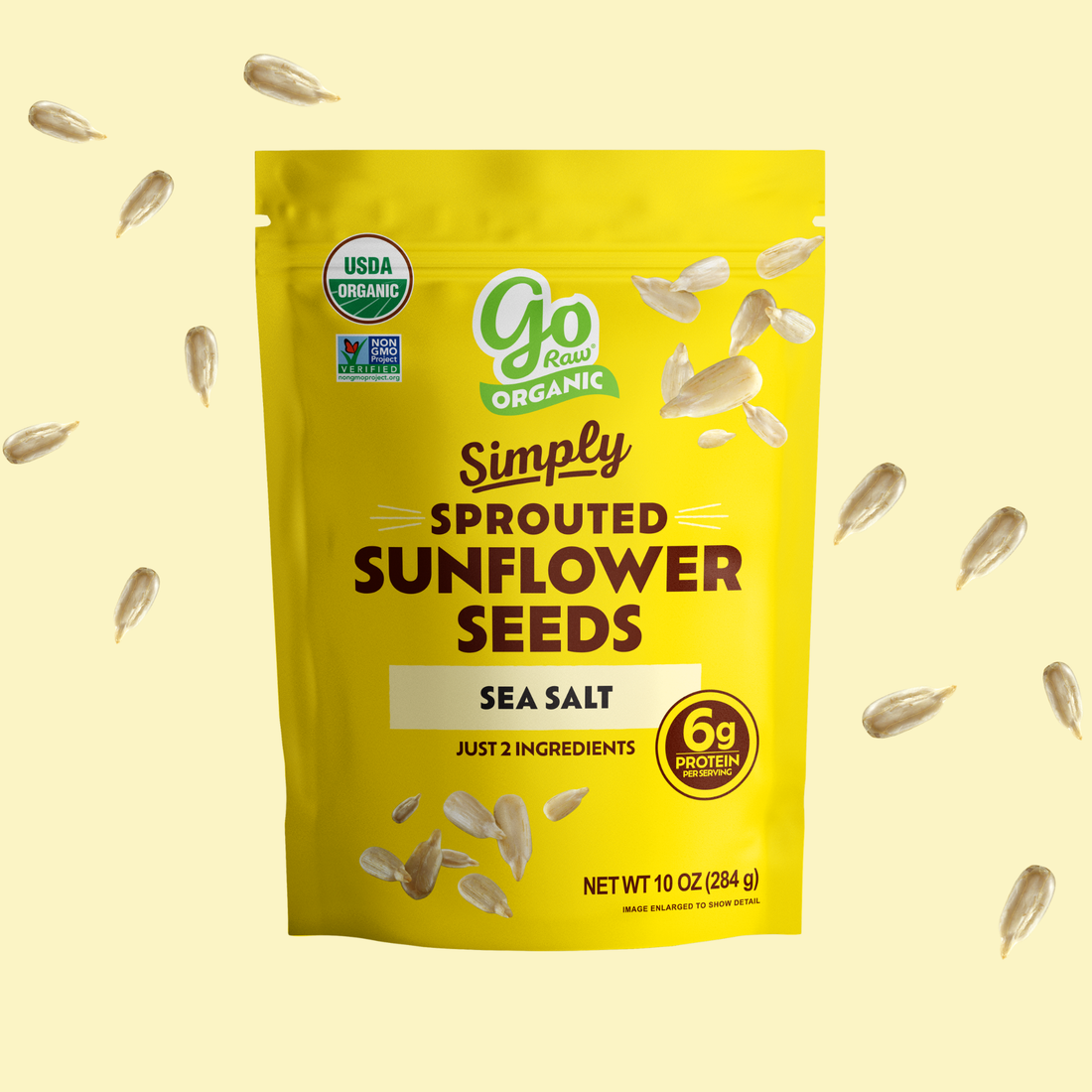 Sprouted Sea Salt Sunflower Seeds