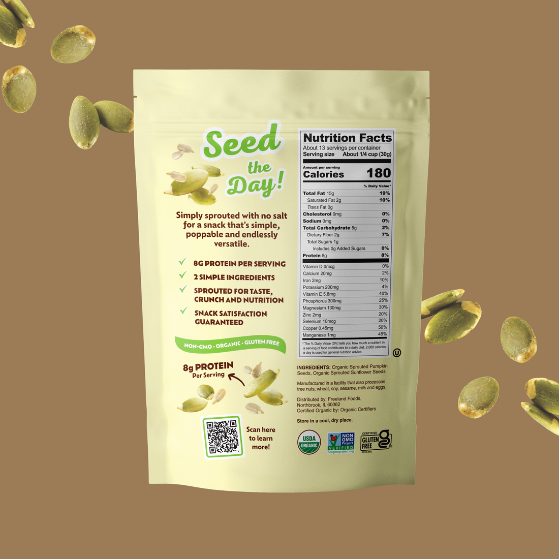 Sprouted Unsalted Mixed Seeds