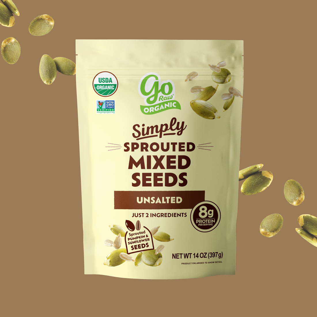 Sprouted Unsalted Mixed Seeds