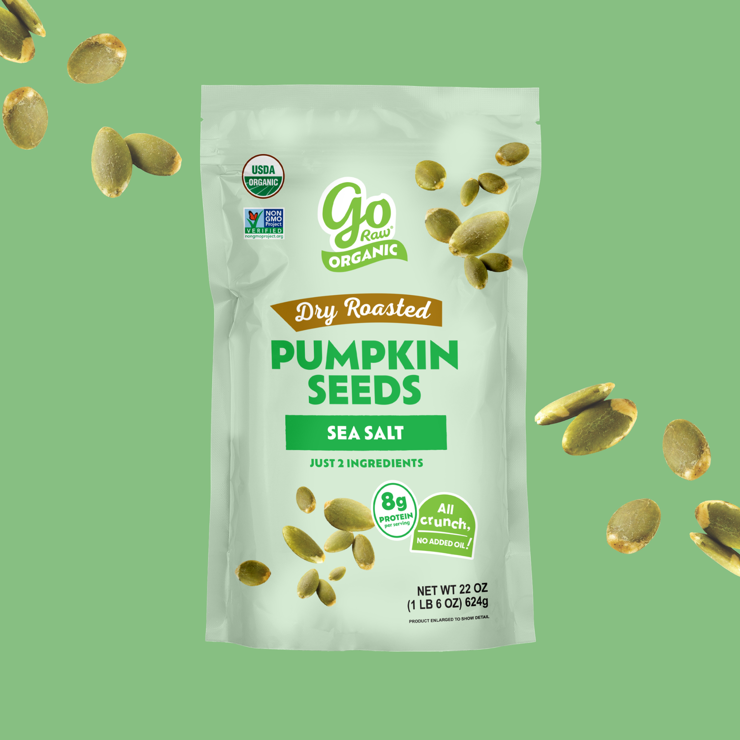 Go Raw Go Raw Sam's Club Dry Roasted Pumpkin Seeds — product image