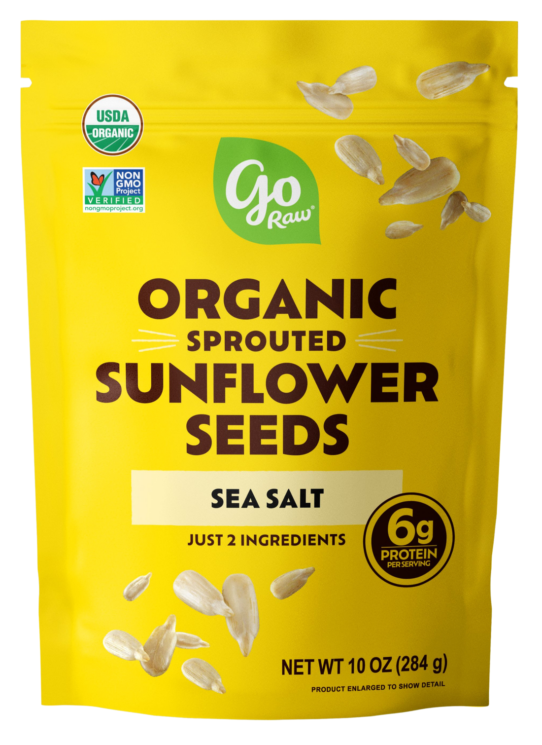 Sprouted Sunflower Seeds - 6 Bags, 10oz Each