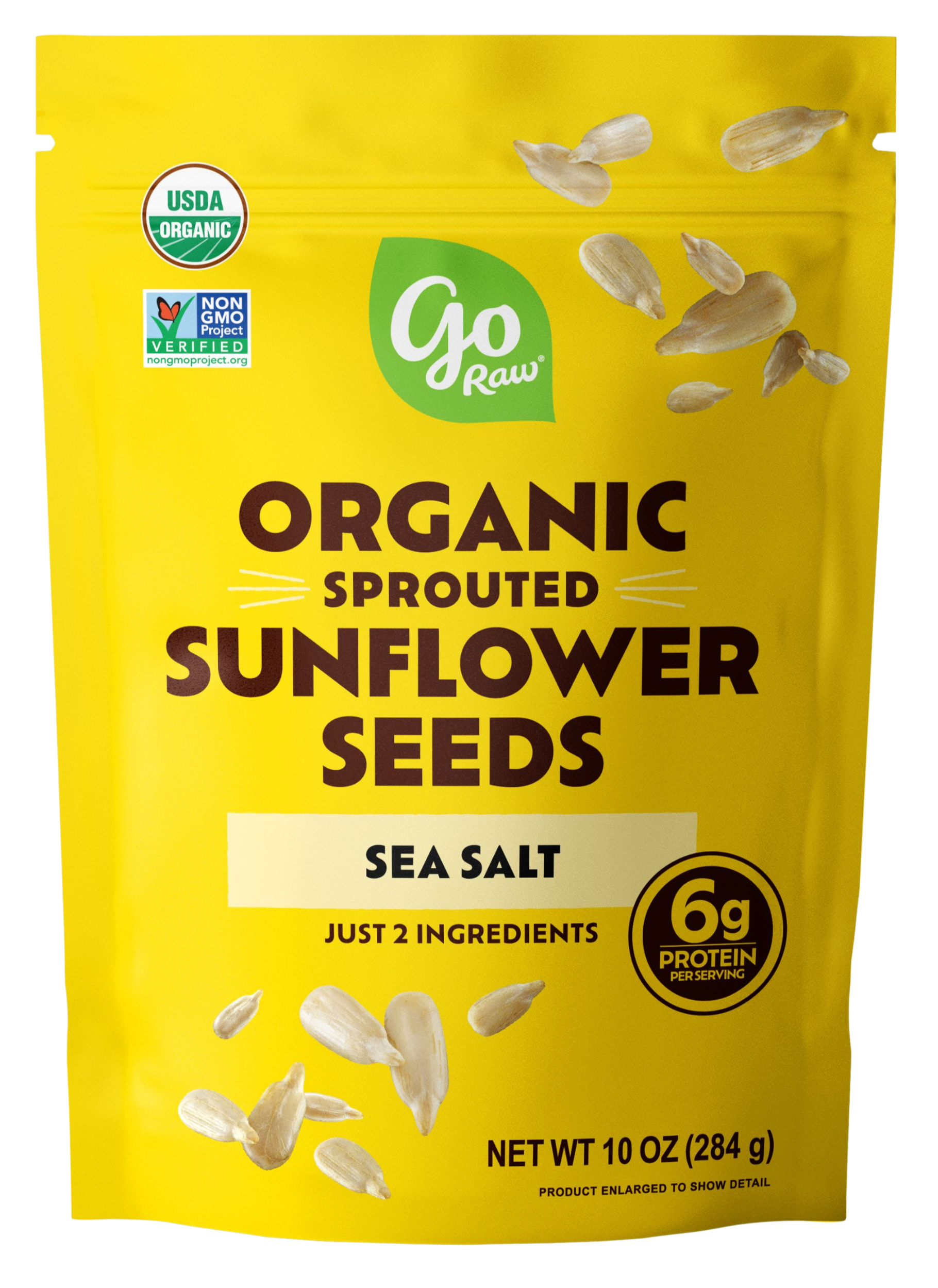 Sprouted Sunflower Seeds - 6 Bags, 10oz Each