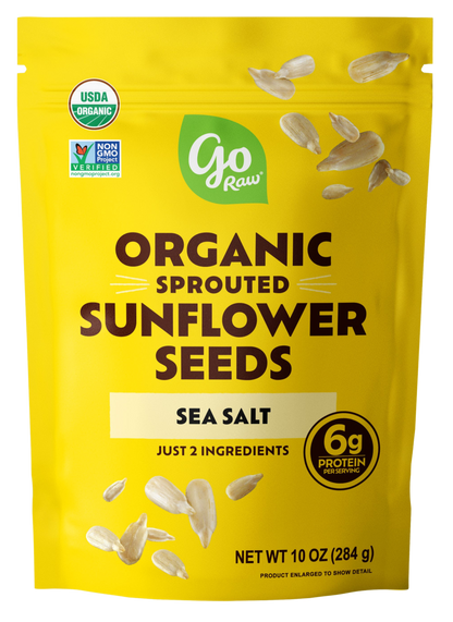 Sprouted Sunflower Seeds - 6 Bags, 10oz Each