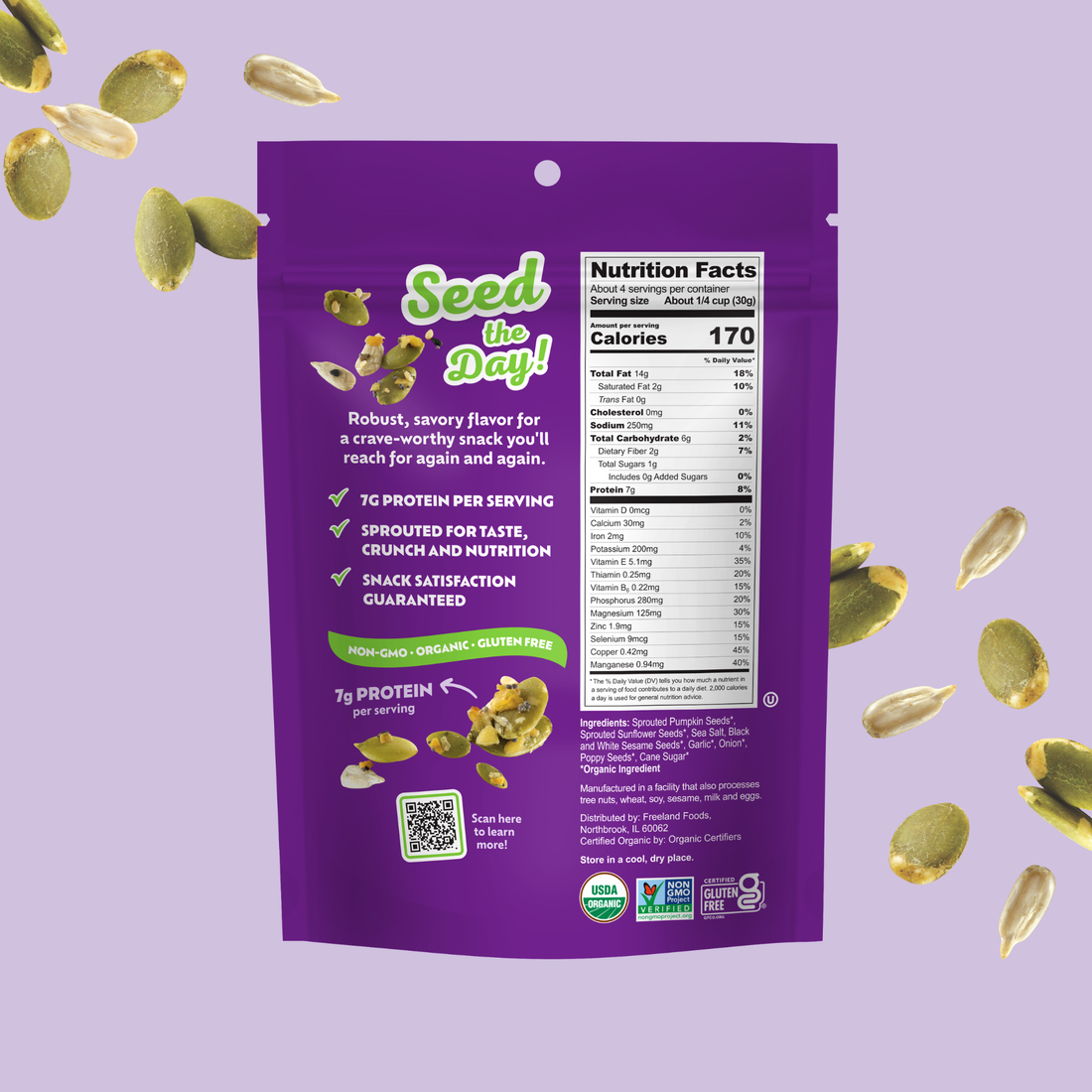 Everything Bagel Snacking Seeds