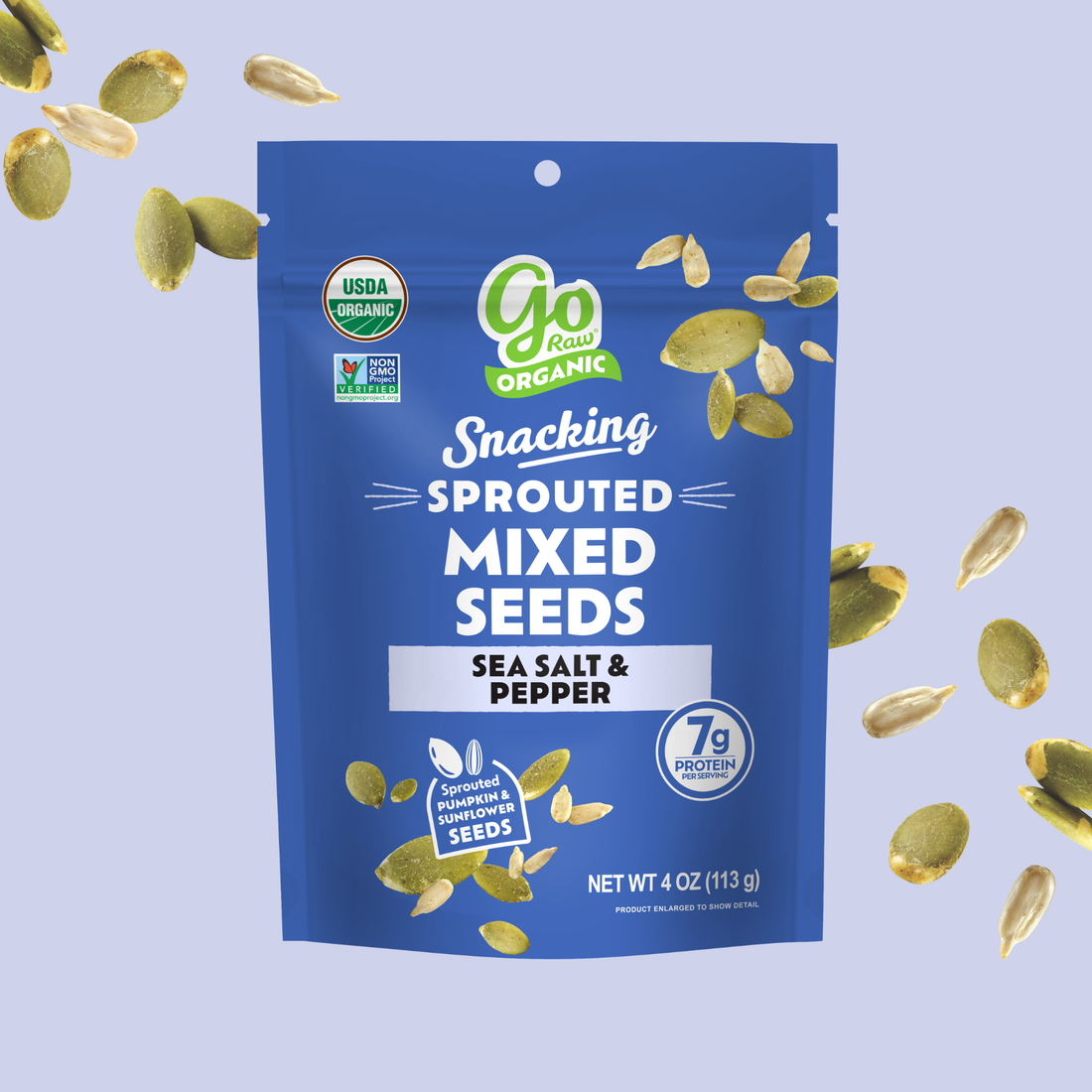 Sea Salt &amp; Pepper Snacking Seeds