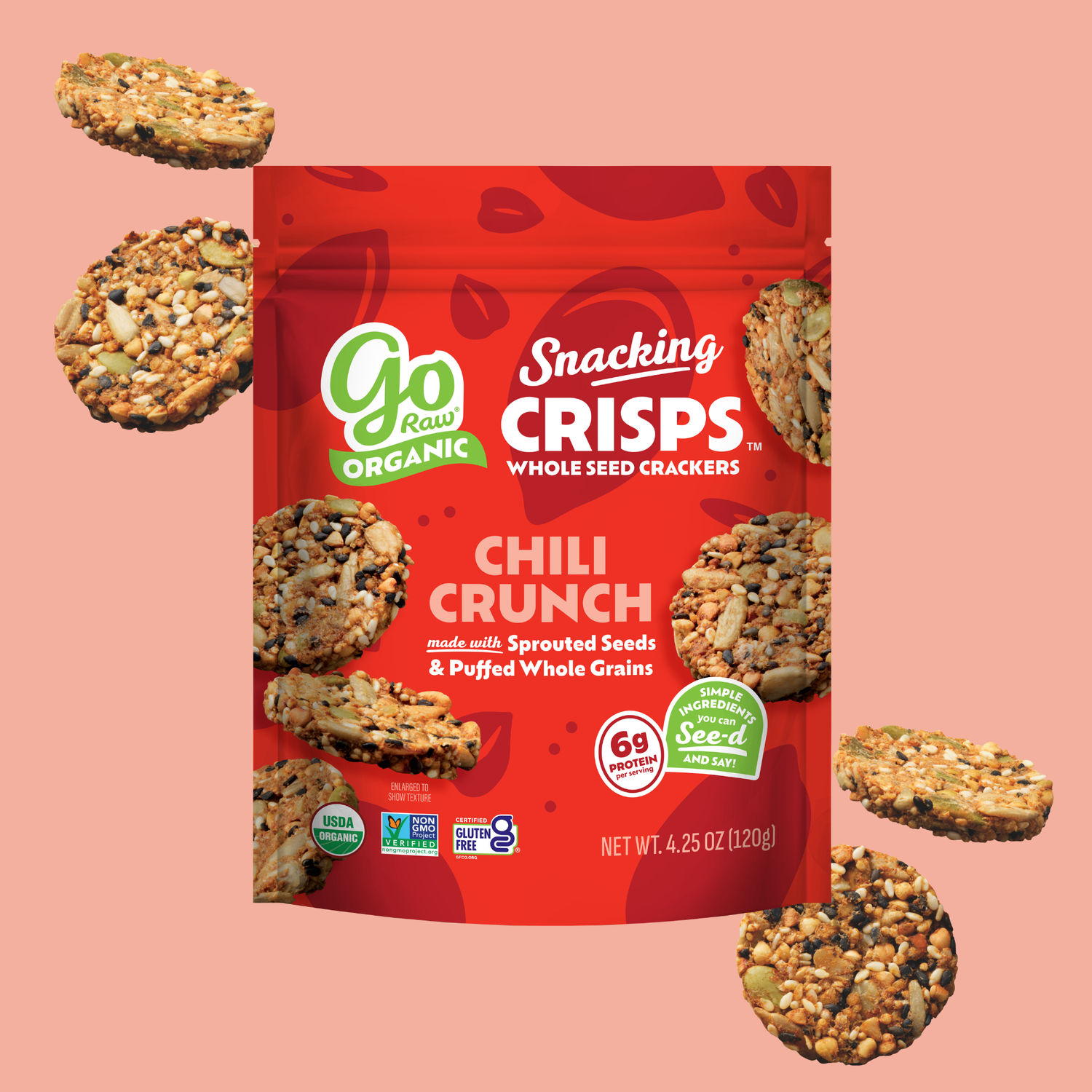 Go Raw Snacking Crisps - Chili Crunch — product image