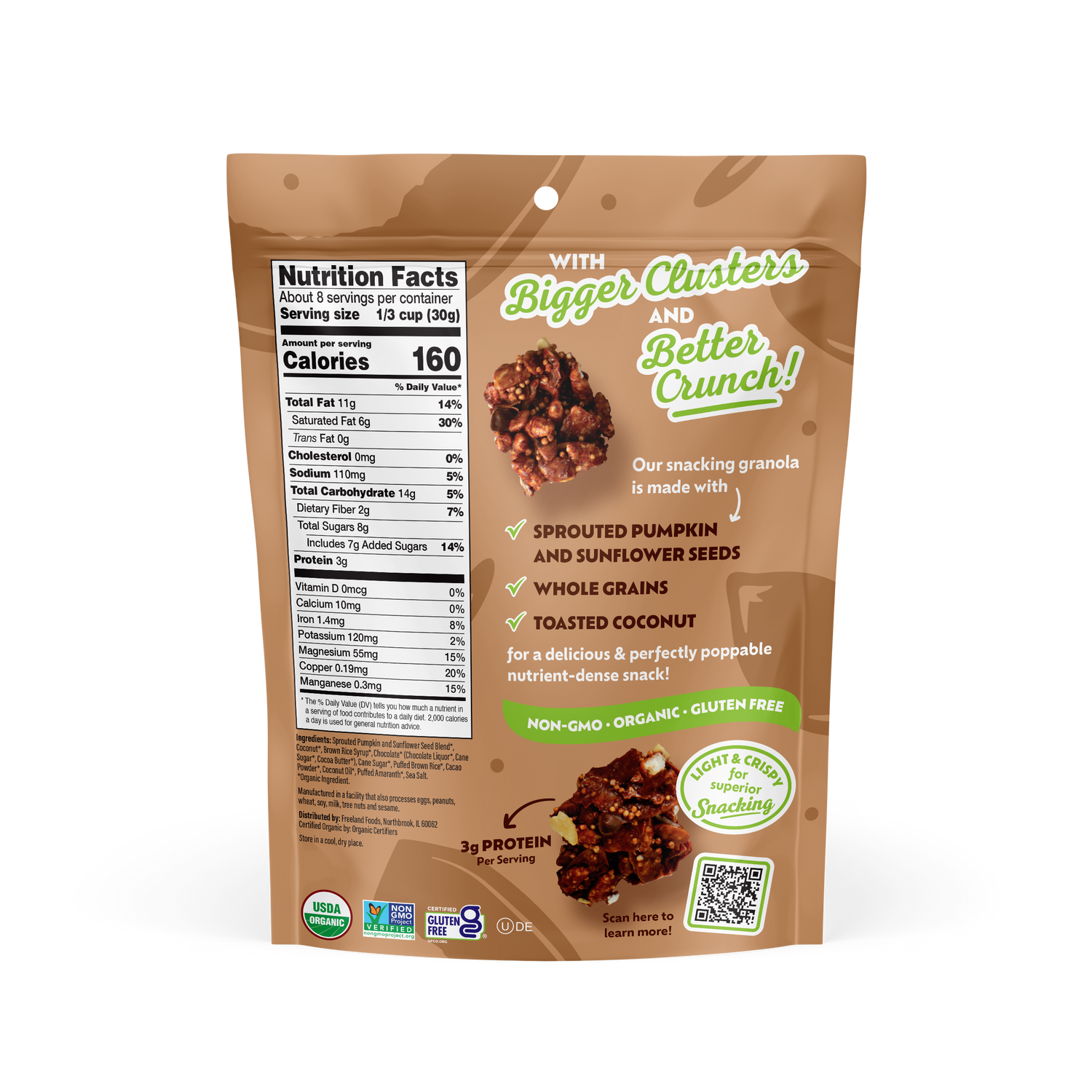 Dark Chocolate Chunk Snacking Granola 8oz