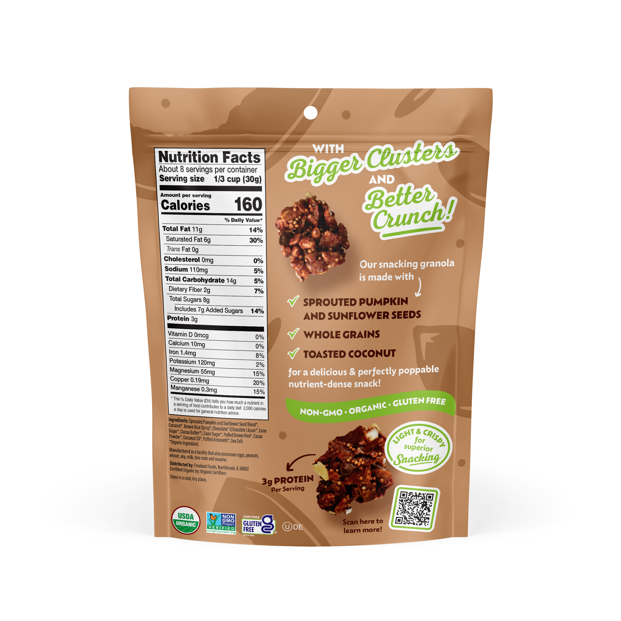 Dark Chocolate Chunk Snacking Granola 8oz