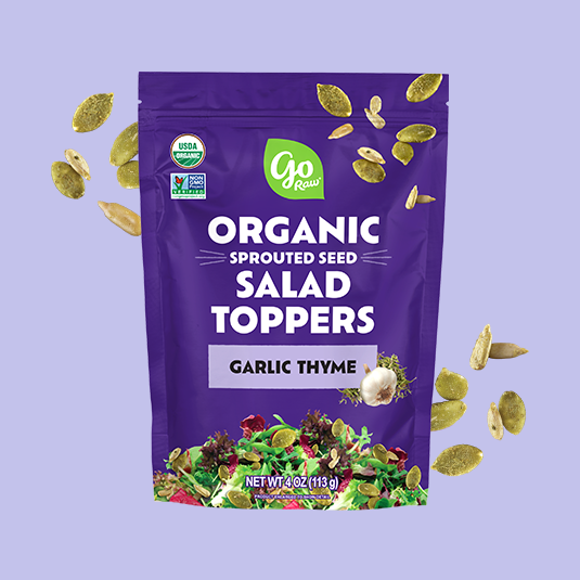 Garlic Thyme Sprouted Salad Toppers