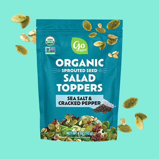 Sea Salt &amp; Cracked Pepper Sprouted Salad Toppers