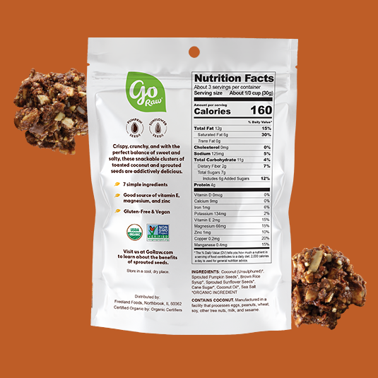 Dark Chocolate Sprouted Seed Clusters