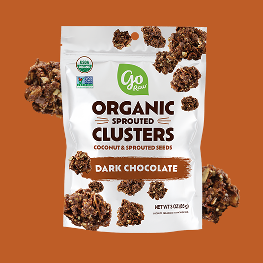 Dark Chocolate Sprouted Seed Clusters