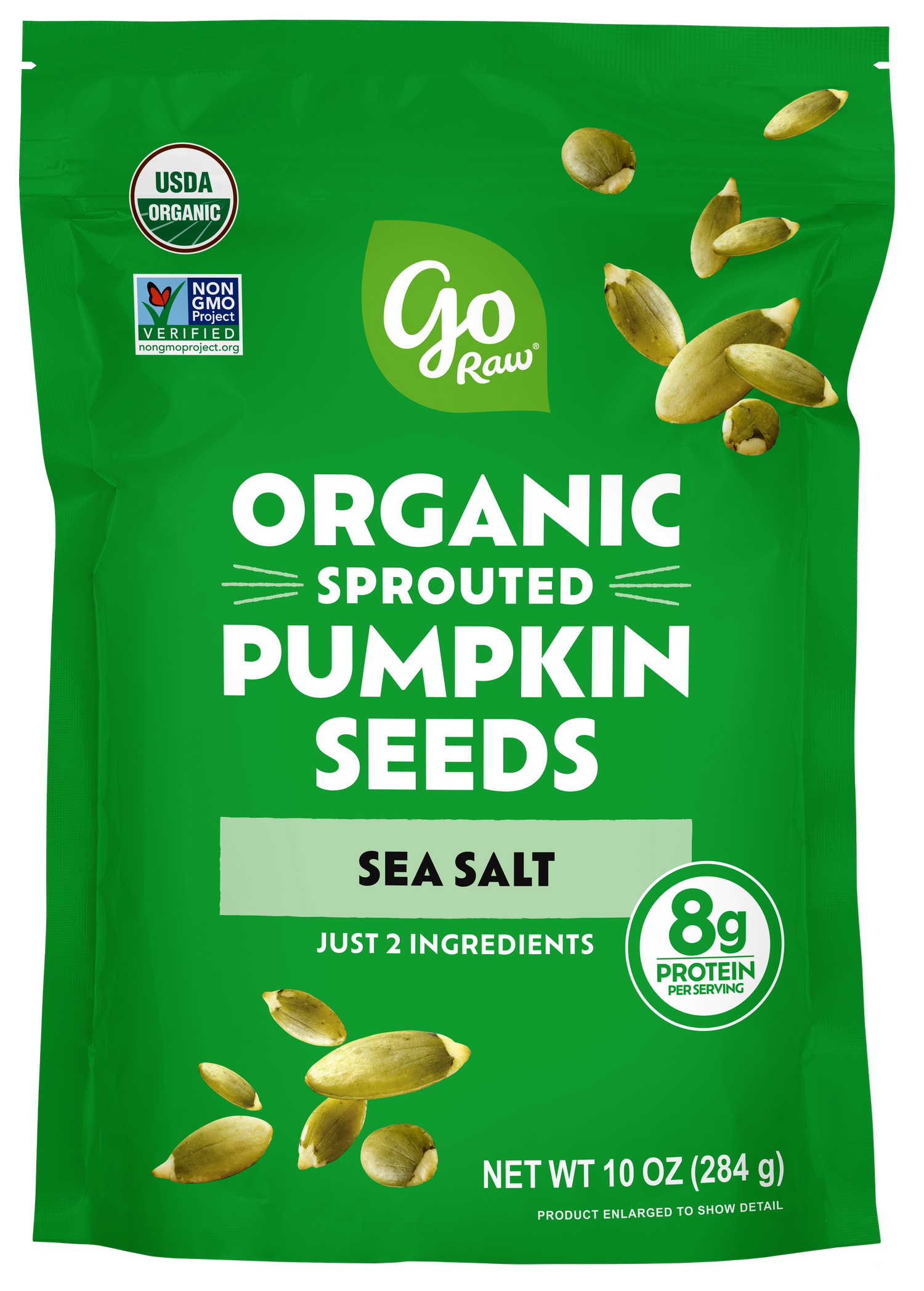 Sprouted Pumpkin Seeds - 6 Bags, 10 oz Each