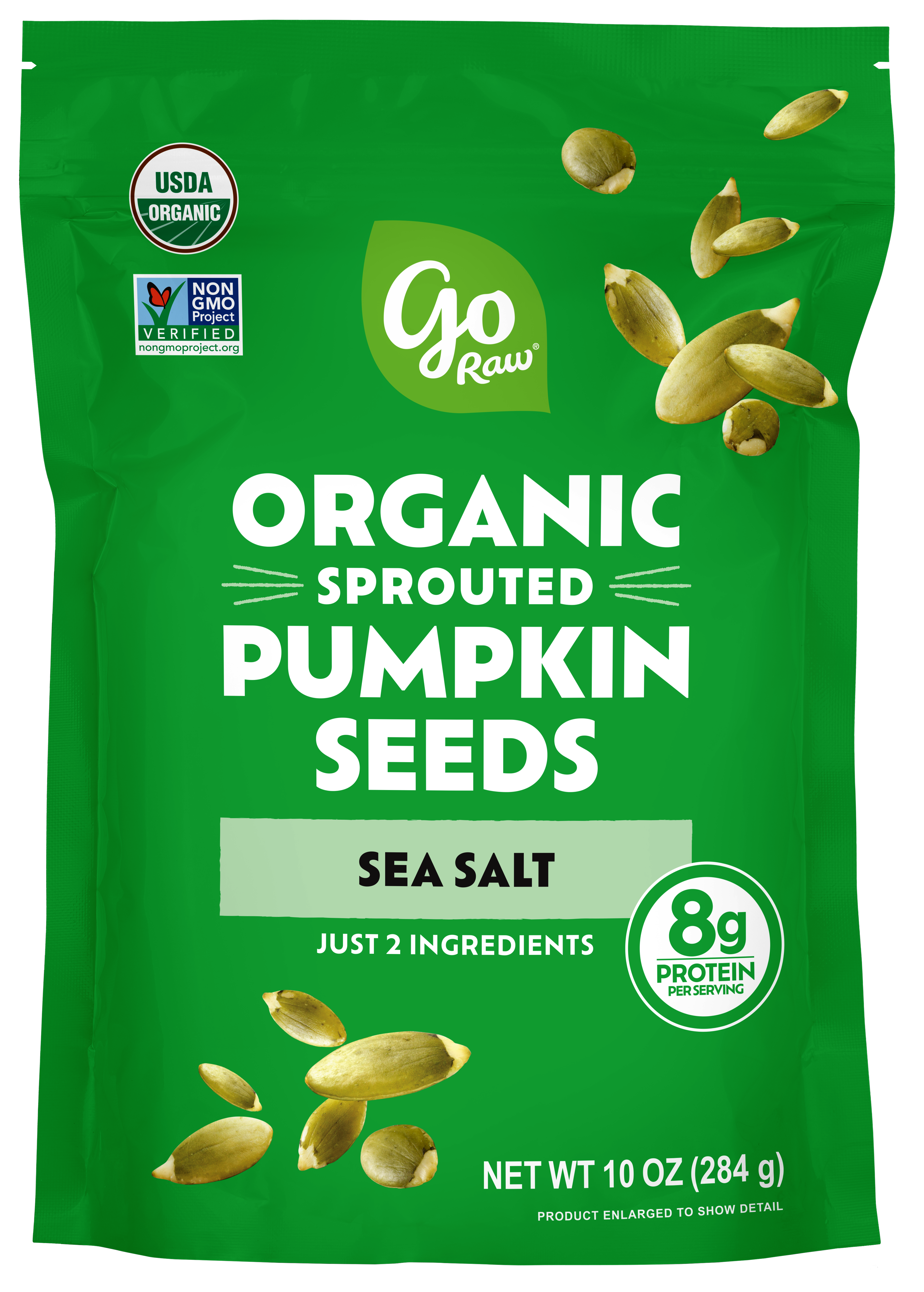 Sprouted Pumpkin Seeds - 6 Bags, 10 oz Each