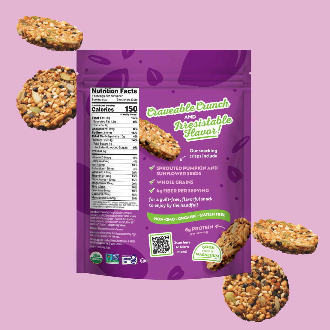 Rosemary Olive Oil Snacking Crisps