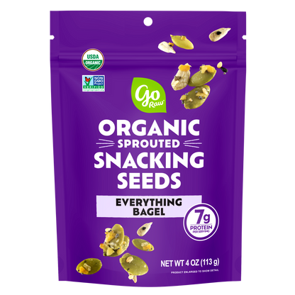Everything Bagel Snacking Seeds - 6 Bags, 4oz Each