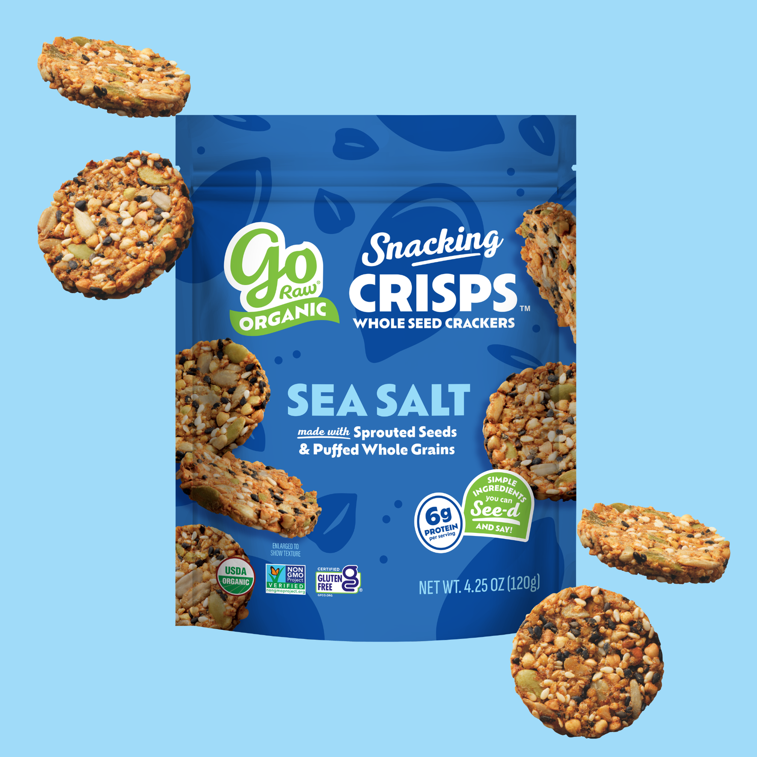 Go Raw Go Raw Sea Salt Snacking Crisps — product image