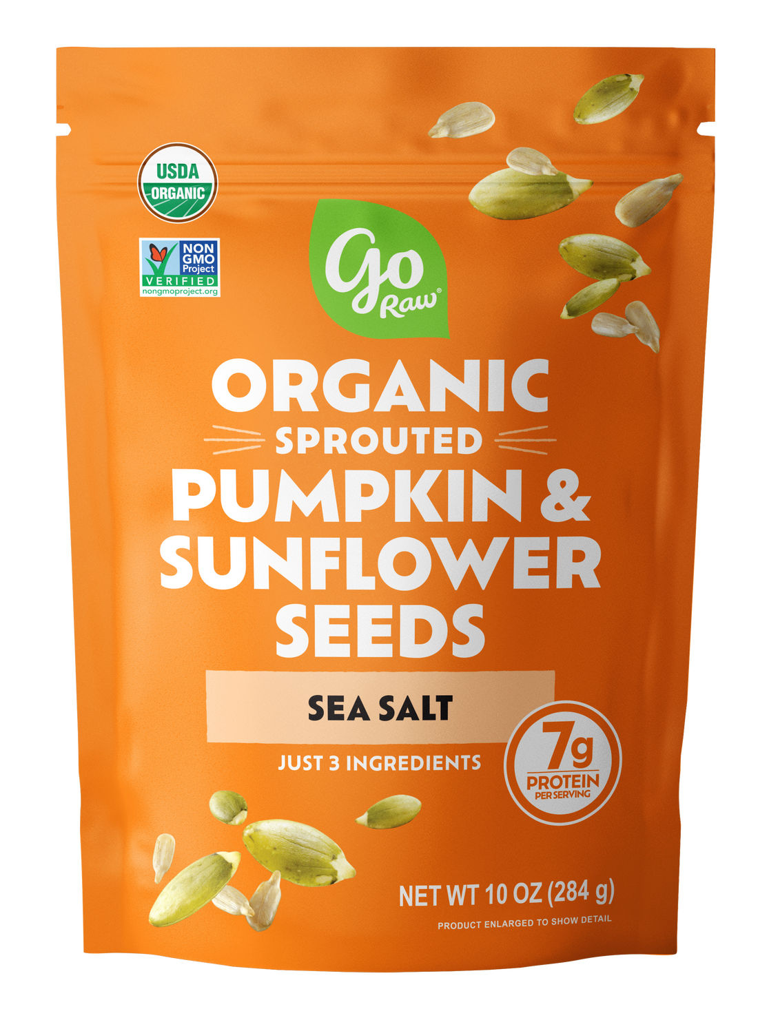 Sprouted Pumpkin &amp; Sunflower Seeds - 6 Bags, 10 oz Each