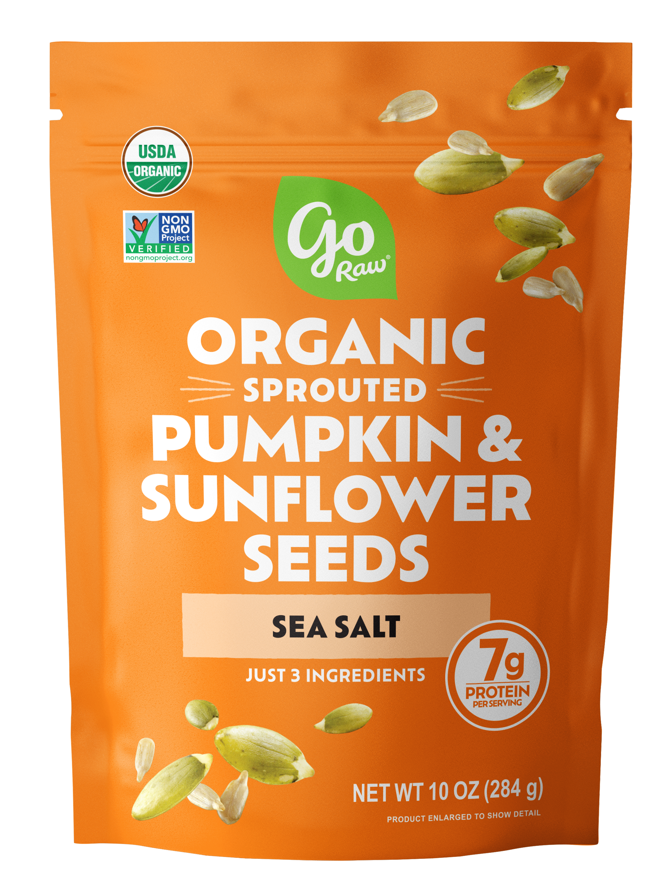 Sprouted Pumpkin &amp; Sunflower Seeds - 6 Bags, 10 oz Each