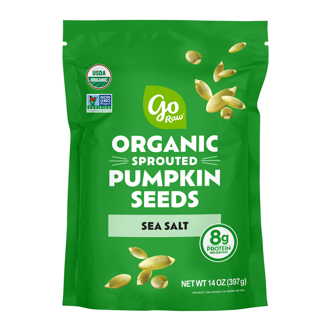 Sprouted Pumpkin Seeds - 6 Bags, 14oz Each