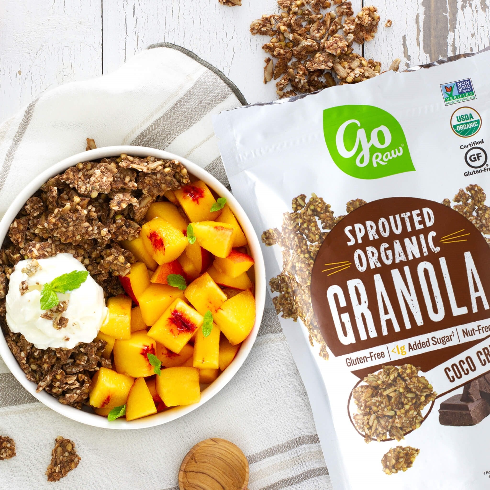 Go Raw Organic Gluten-Free Coco Crunch Sprouted Granola