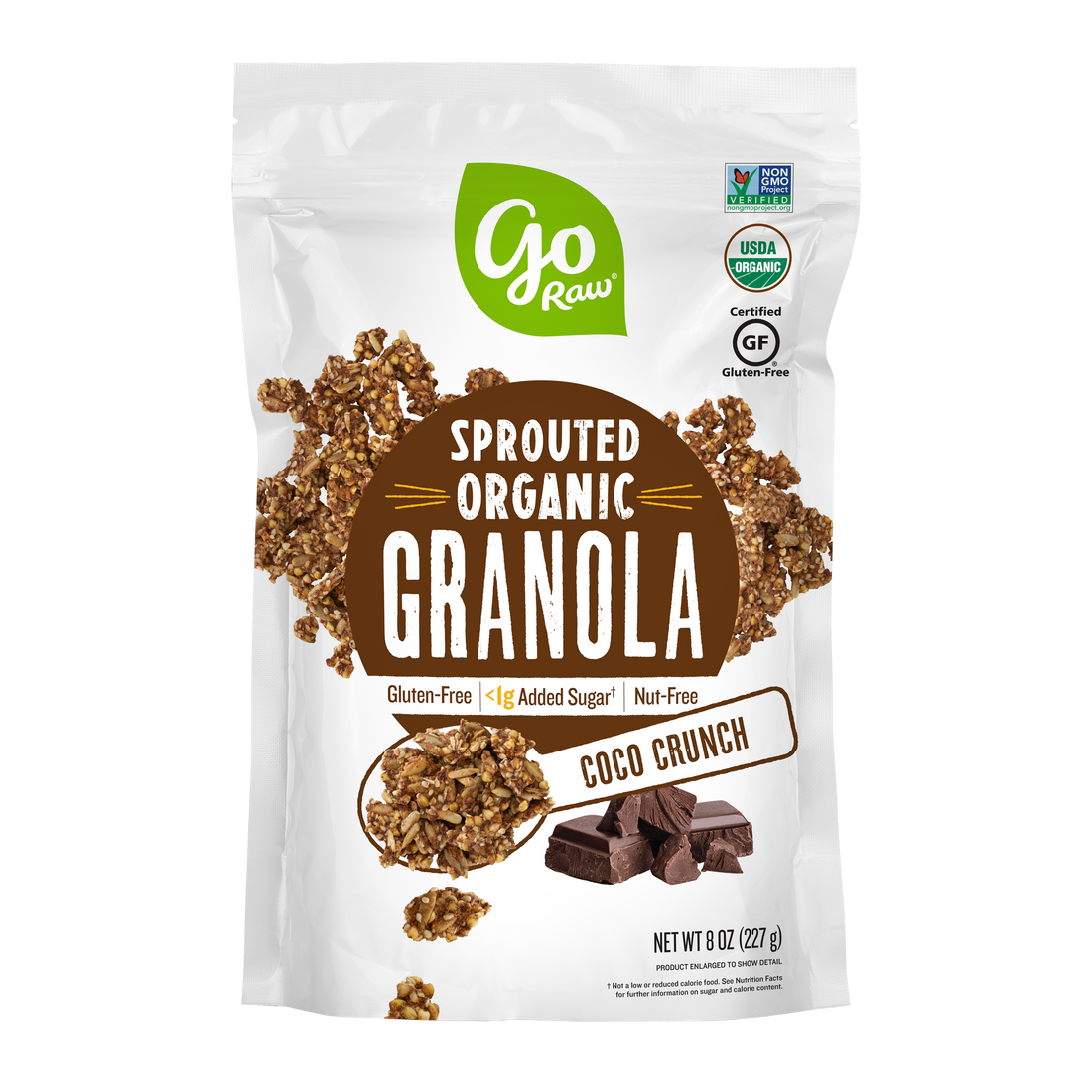 Coco Crunch Sprouted Granola - 6 Bags, 8oz Each