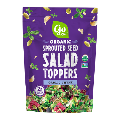 Garlic Thyme Sprouted Salad Toppers - 10 Bags, 4oz Each