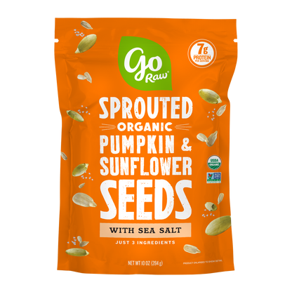 Sprouted Pumpkin &amp; Sunflower Seeds - 6 Bags, 10 oz Each