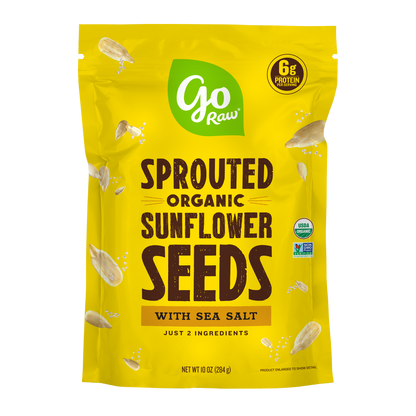 Sprouted Sunflower Seeds - 6 Bags, 10oz Each